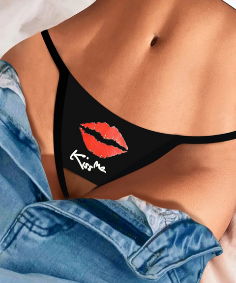 Women's Sexy Clothing, Sexy seamless ice silk thong low-rise panties, Nightout OOTD