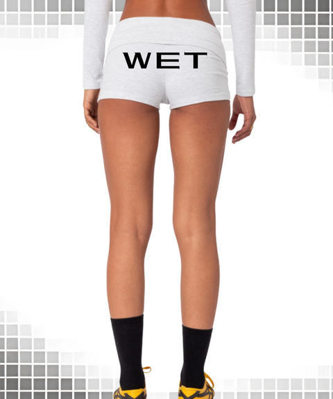 Women's Sexy Clothing, “WET"Low-rise hot shorts, Nightout OOTD