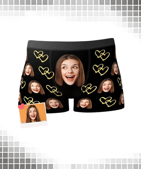 [Custom] Men's Sexy Clothing, Custom 3D Face Print Breathable Boxer Briefs