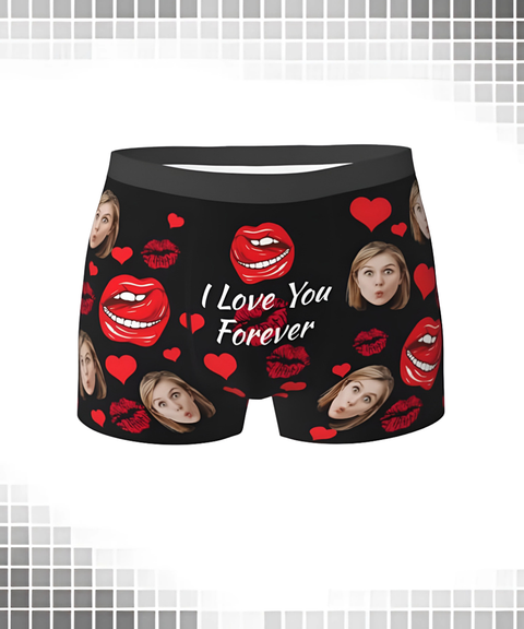 [Custom] Men's Sexy Clothing, Custom 3D Face Print Breathable Boxer Briefs