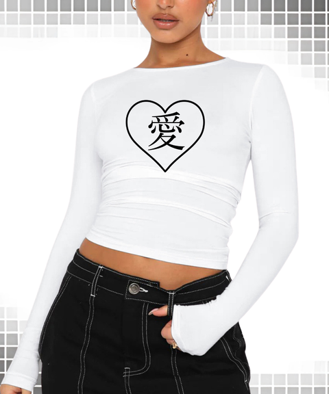 "LOVE"Slogan vests & T-shirts & sweatshirts