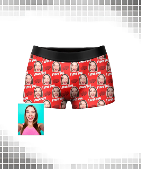 [Custom] Men's Sexy Clothing, Custom 3D Face Print Breathable Boxer Briefs