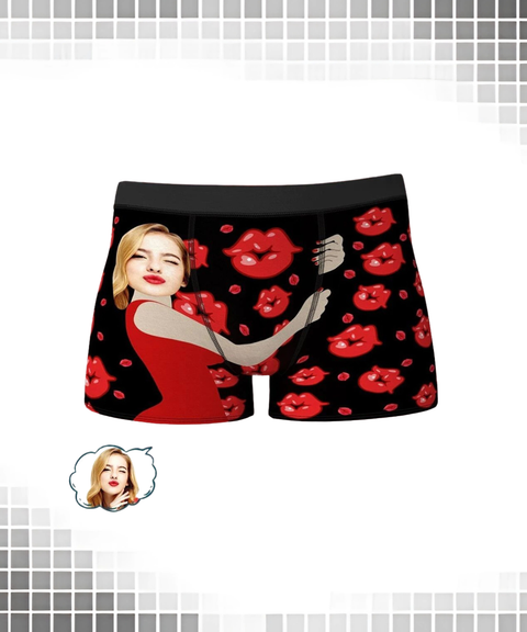 [Custom] Men's Sexy Clothing, Custom 3D Face Print Breathable Boxer Briefs