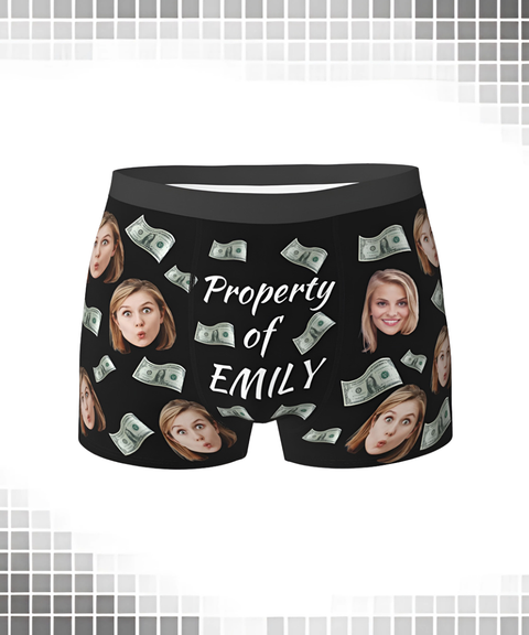 [Custom] Men's Sexy Clothing, Custom 3D Face Print Breathable Boxer Briefs