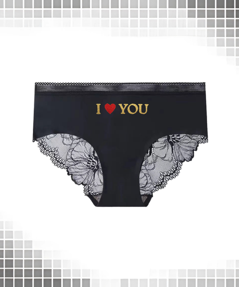 Couples Lace Ice Silk Underwear Shorts, Nightout OOTD