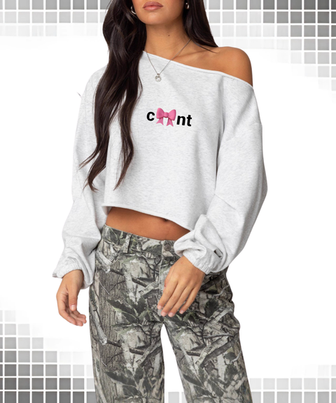 "CUNT"Slogan vests & T-shirts & sweatshirts