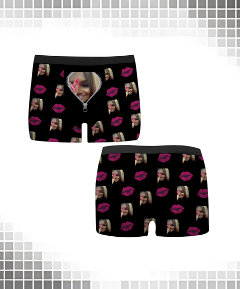 [Custom] Men's Sexy Clothing, Custom 3D Face Print Breathable Boxer Briefs