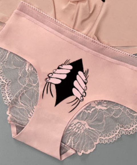 Couples Lace Ice Silk Underwear Shorts, Nightout OOTD