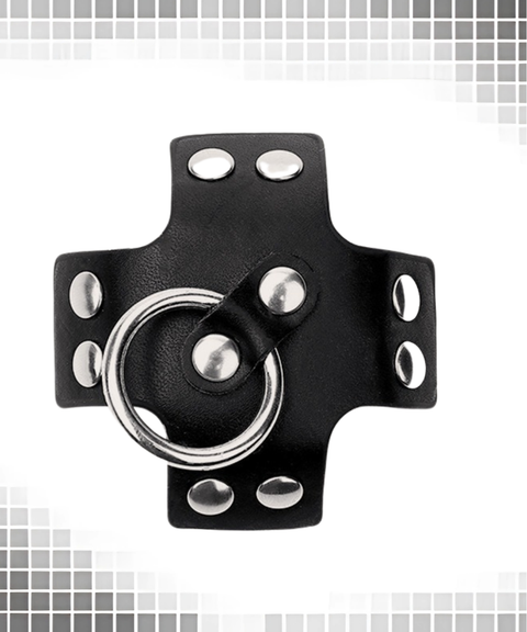 Women's Sexy ACC,SM PU pull-tab cross-shaped nipple covers,Nightout OOTD