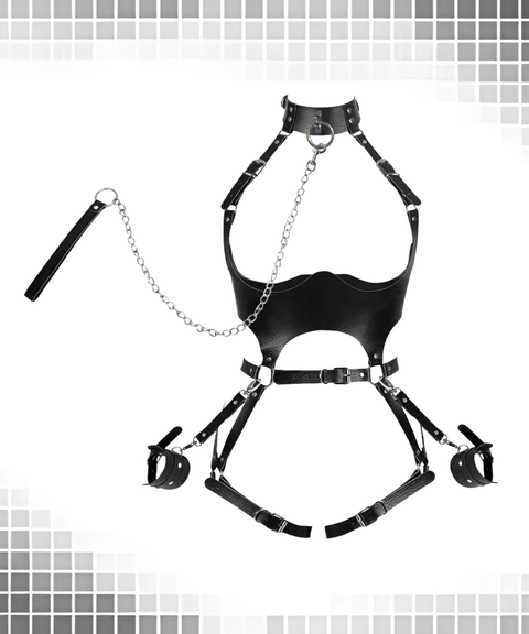 Women's Sexy Clothing, BDSM Leather Bondage Adult Accessories, Nightout OOTD