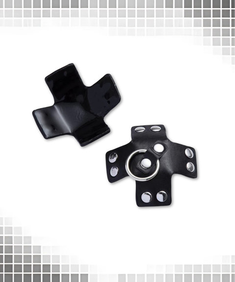 Women's Sexy ACC,SM PU pull-tab cross-shaped nipple covers,Nightout OOTD