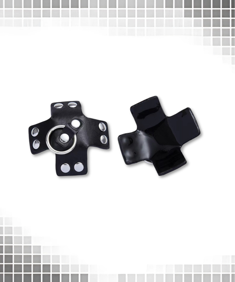 Women's Sexy ACC,SM PU pull-tab cross-shaped nipple covers,Nightout OOTD