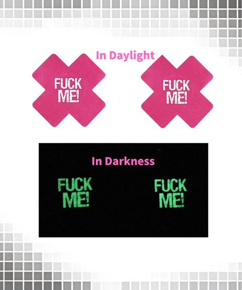 Women's Sexy ACC, Luminous lettering anti-nipple invisible nipple covers, Nightout OOTD