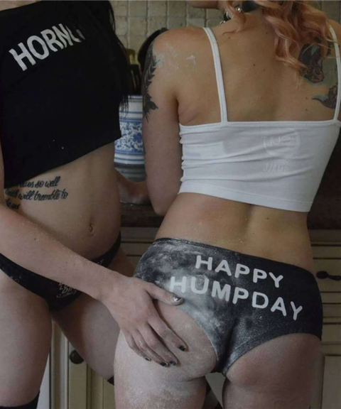 Women's Sexy Clothing, Printed low-rise hip-lifting triangle shorts, Nightout OOTD