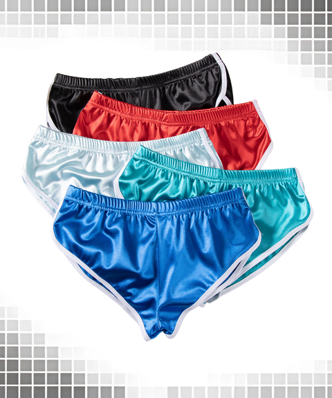 Women's Sexy Clothing, High-Performance Shiny Stretch Running & Yoga Shorts