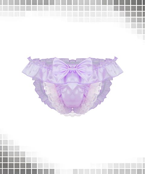 Men's lace bowknot thong erotic underwear ,Nightout OOTD