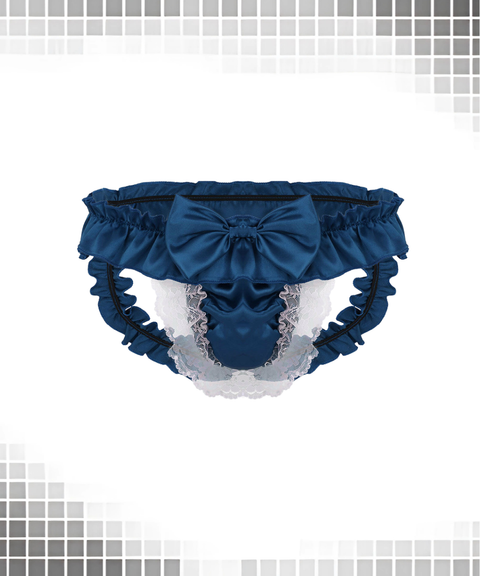 Men's lace bowknot thong erotic underwear ,Nightout OOTD