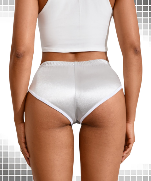 Women's Sexy Clothing, High-Performance Shiny Stretch Running & Yoga Shorts