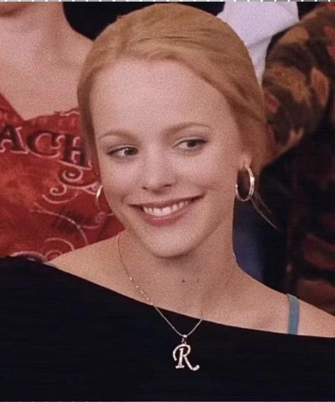 Rhinestone Metal 26 Letters Alphabet Necklace