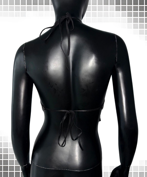 Women's Sexy Clothing, Fishnet Rhinestone Cami Halter Tank Top, Nightout OOTD