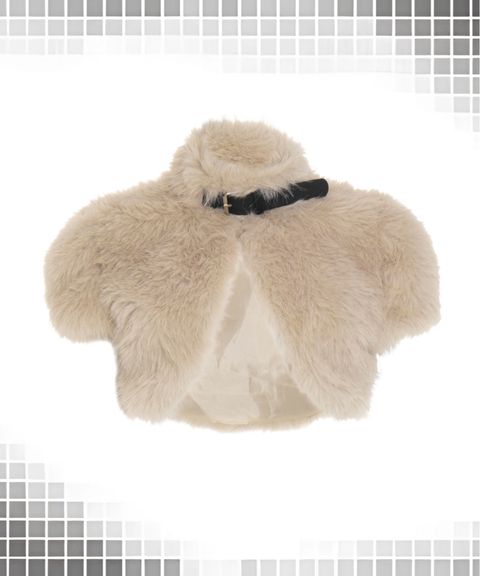 Sexy fluffy tie-up crop top