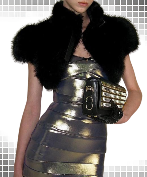 Sexy fluffy tie-up crop top