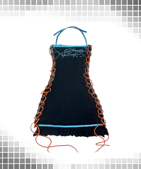 Women's Sexy Clothing, Vintage Halloween Skull Print Oil-Paint Style Drawstring Tube Dress, Nightout OOTD