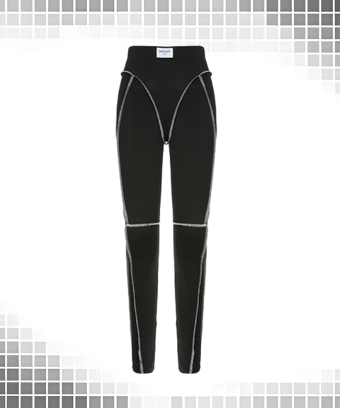 High-Waisted Skinny Pants