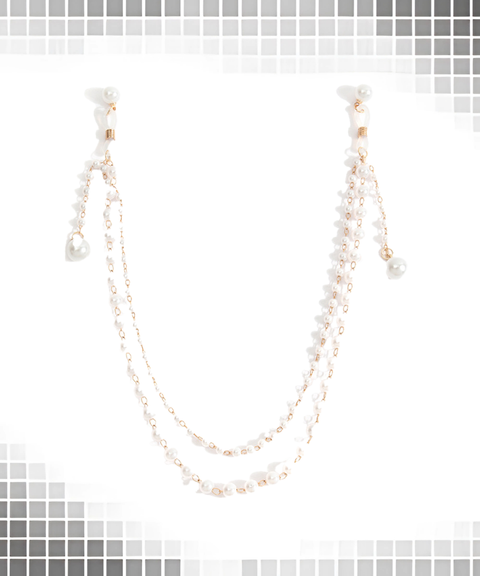 Sexy Faux Pearl Tassel Bra Chain & Nipple Chain