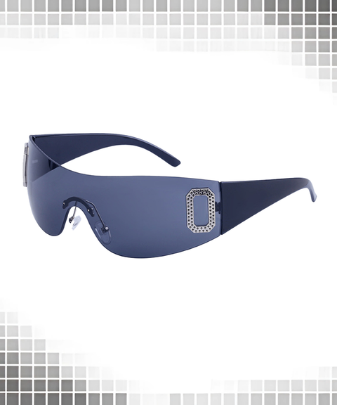 Retro Frameless Windproof Sunglasses