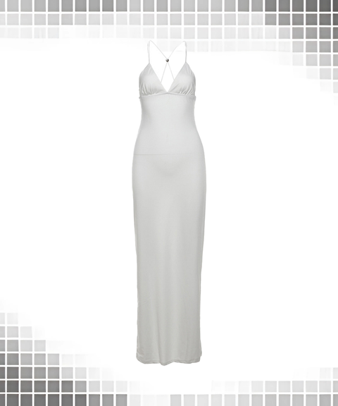 Women’s Sexy Clothing, Halter Backless Slim-Fit Printed Bodycon Dress, Nightout OOTD