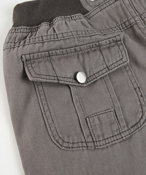 Vintage Washed Patch Pocket Slim-Fit Utility Jeans