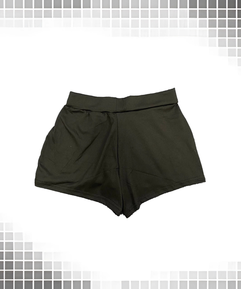 Cross Rhinestone High-Waist Slimming Elastic Shorts