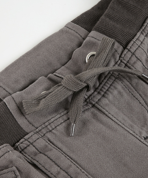Vintage Washed Patch Pocket Slim-Fit Utility Jeans