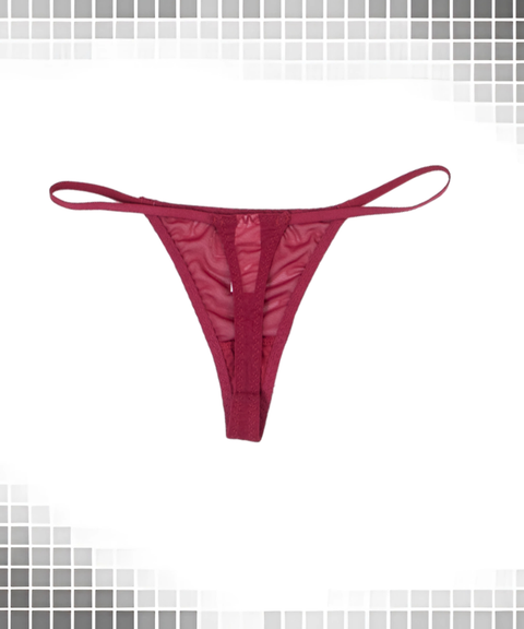 Women's Sexy Clothing, Printed Cartoon Ultra-Thin Sheer Mesh Low-Rise Quick-Dry String Thong, Nightout OOTD