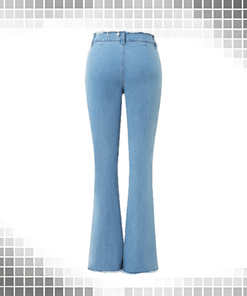 Stretch Flared Jeans
