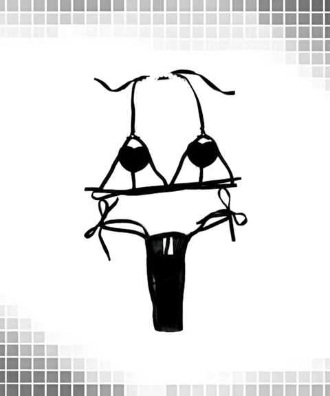 Women's Sexy Clothing, Sexy Hollow Heart Three-Piece Erotic Lingerie Set, Nightout OOTD