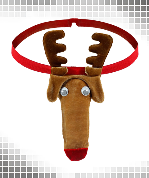 Men’s Sexy Clothing, Sexy Men’s Reindeer Thong Christmas Lingerie, Nightout OOTD