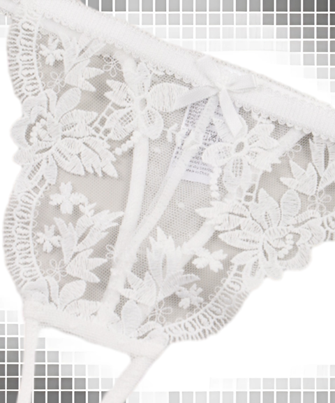 Women's Sexy Clothing, Sexy Lace Ultra-Thin See-Through Hollow-Out Low-Rise T-Back Thong, Nightout OOTD