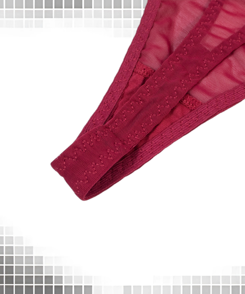 Women's Sexy Clothing, Printed Cartoon Ultra-Thin Sheer Mesh Low-Rise Quick-Dry String Thong, Nightout OOTD