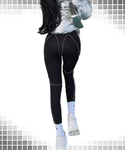 High-Waisted Skinny Pants
