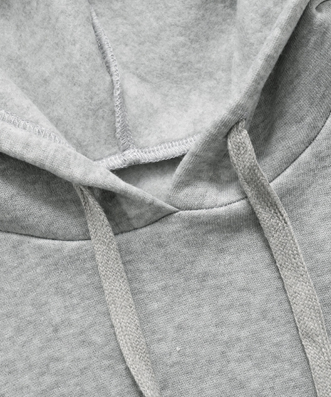 Hooded pullover loose sweatshirt