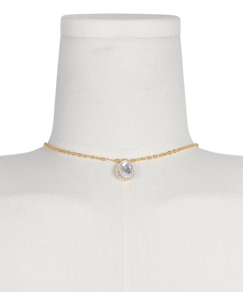 Zircon Waterdrop Bra Chain & Back Chain