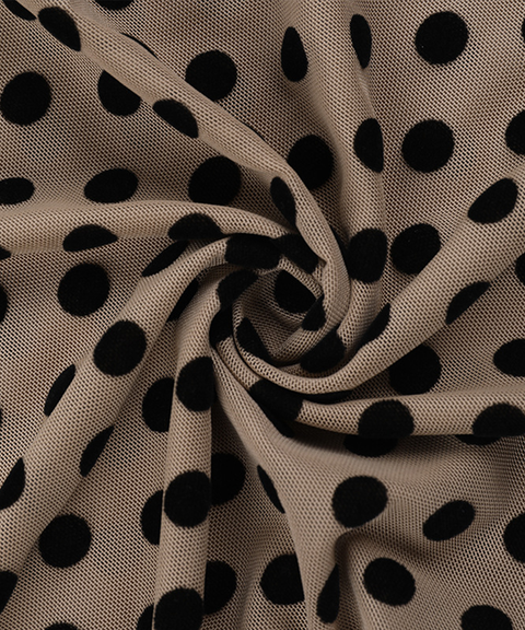 Polka Dot Sheer Tight-Fit Versatile Base Layer Top