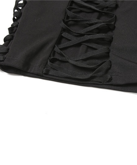 Tie-strap mini dress