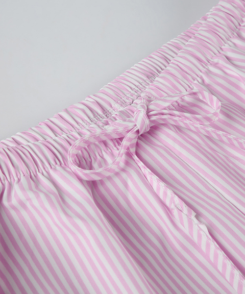 Striped Drawstring Pants