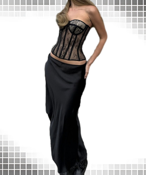 Solid Slim Off-Shoulder Strapless Backless Top