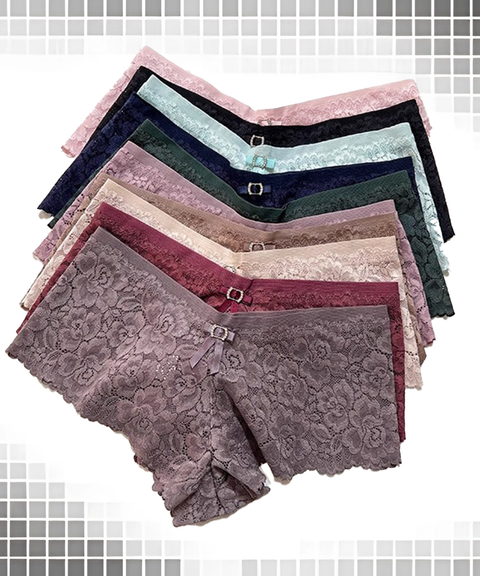 Women’s Sexy Clothing, Lace Mid-Rise Plus Size Semi-Sheer Seamless Triangle & Thong Panties, Nightout OOTD