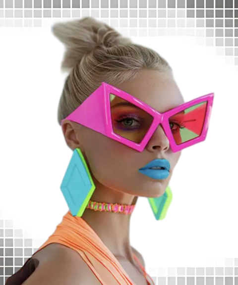 Futuristic Oversized Sunglasses