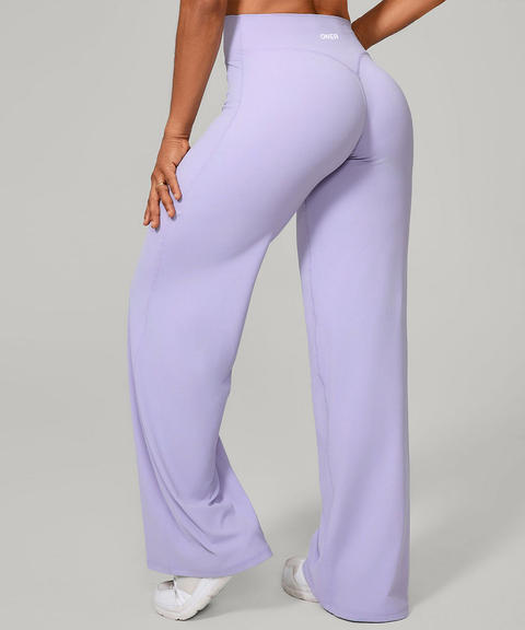 Loose Soft Straight-Leg Yoga Wide-Leg High-Waist Pants